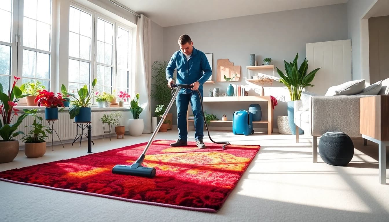 Experience quality service from expert carpet cleaners in Glasgow, creating a spotless living room.