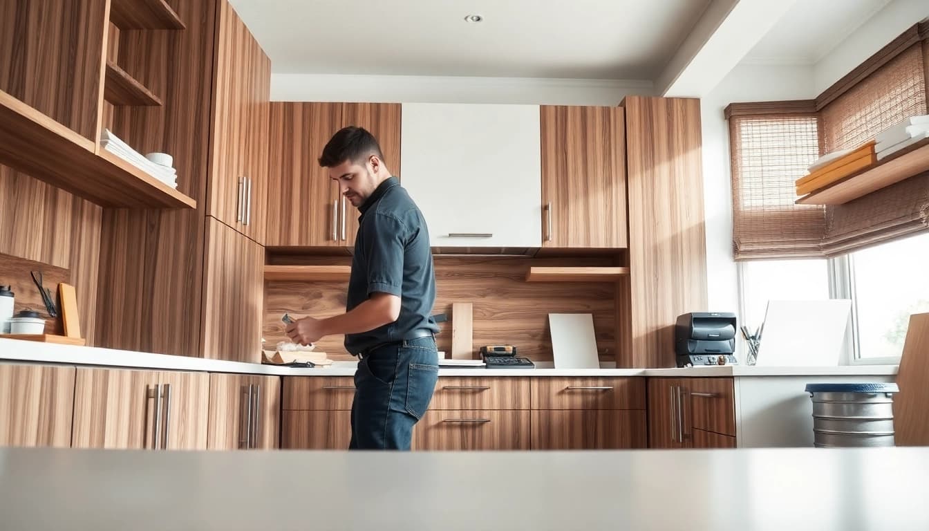 Transform your kitchen with Cabinet Refacing Clearwater FL showcasing expert craftsmanship and modern design.