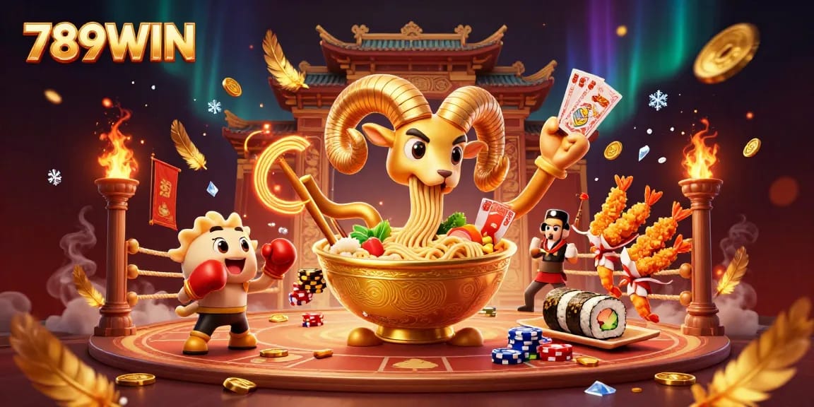 Explore thrilling moments at 789WIN with a dynamic casino scene, featuring colorful characters and rich visuals.