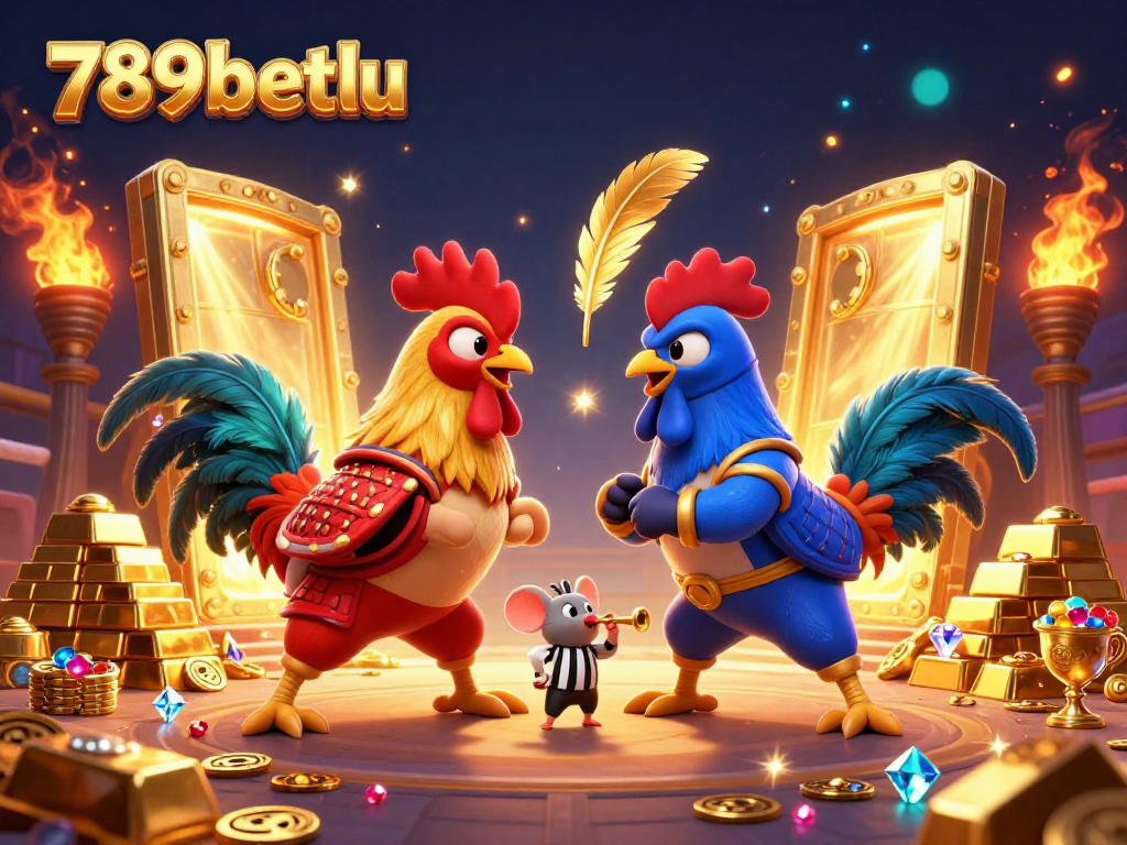Bet on thrilling cockfights and enjoy rich treasures at 789betlu's lively arena.