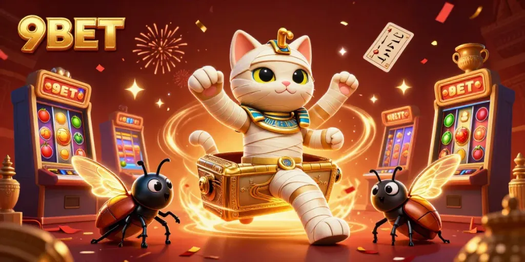 Engage with thrilling gameplay at 9BET featuring slots, jackpots, and vibrant casino elements.