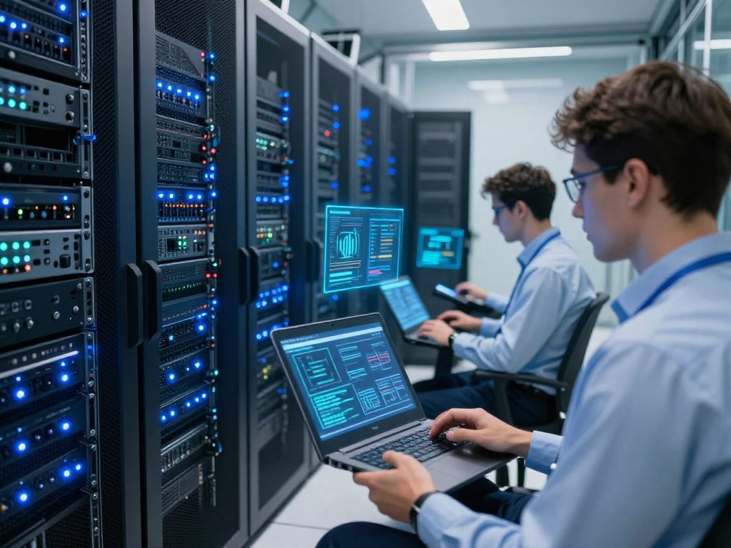 UK IPTV vendor technology infrastructure with advanced server systems.