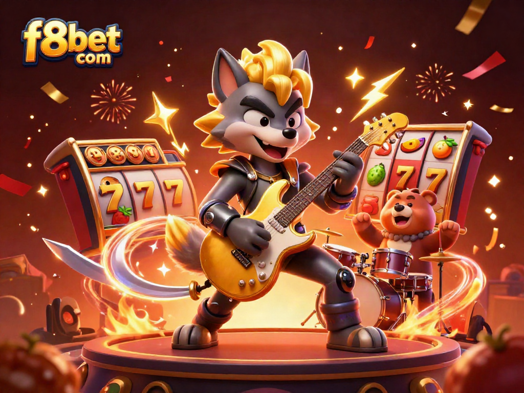 Engage with f8bet com's thrilling casino action featuring epic game symbols and dynamic characters.