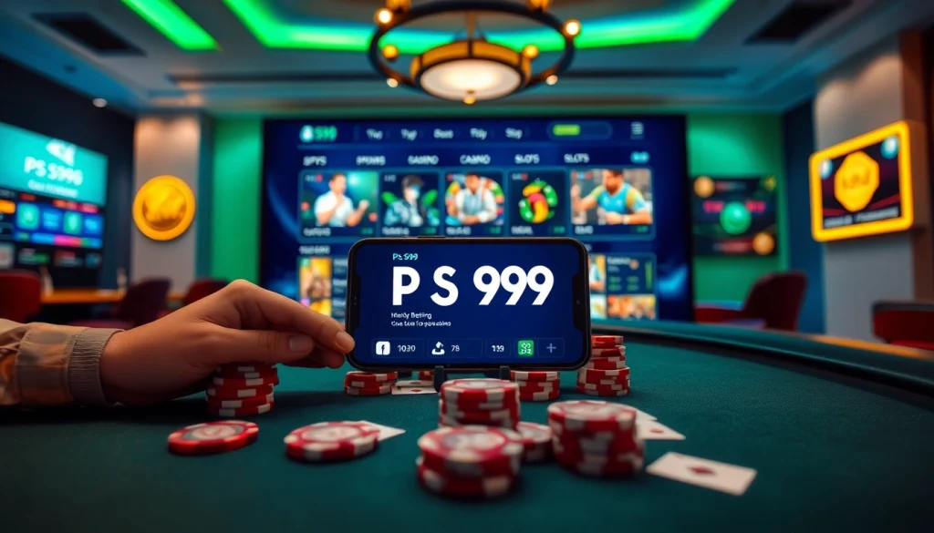 Experience the dynamic world of PS 99 online gaming platform showcasing diverse betting options.