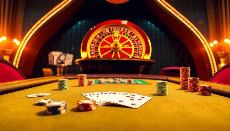 Experience the excitement of high-stakes gambling at az888.fubol with vibrant casino elements.