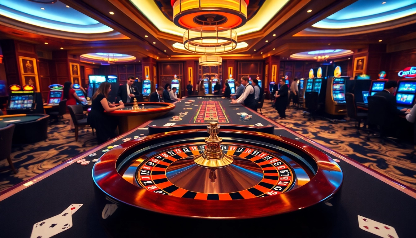 Experience the excitement of RR88 with lively casino tables and betting interactions.