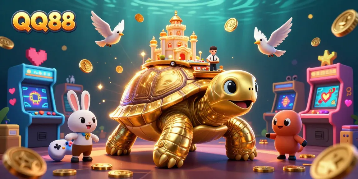 Engage in thrilling gameplay at QQ88 with exciting casino elements and vibrant characters.