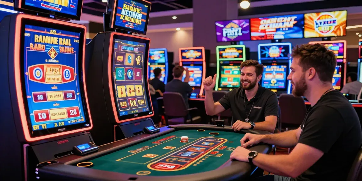 Players enjoying the exciting atmosphere at casinos that accept credit cards, with vibrant games and celebrations.