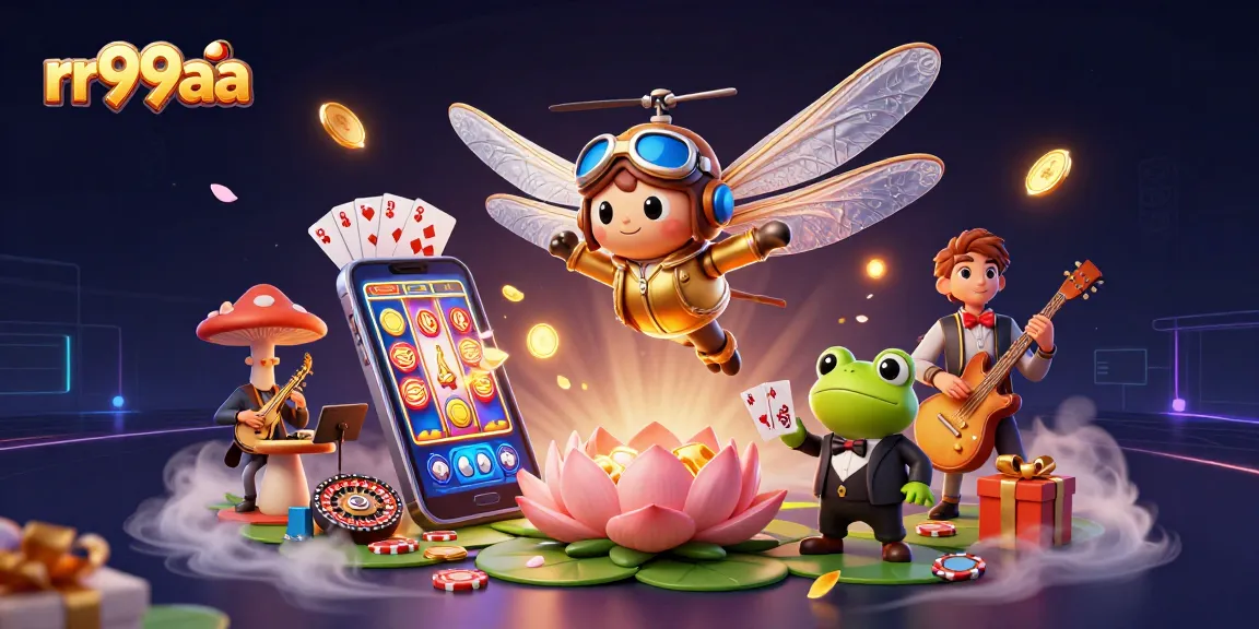 Join the excitement at rr99aa with vibrant casino action and lively characters!